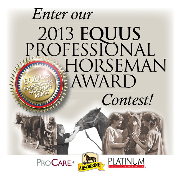 2013 EQUUS Professional Horseman Award