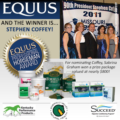 2015 EQUUS Professional Horseman Award Winner Announced
