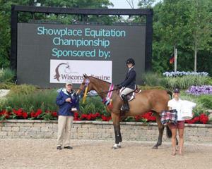 Caitlin Boyle Wins Showplace Equitation Championship At Showplace Productions’ Spring Spectacular III