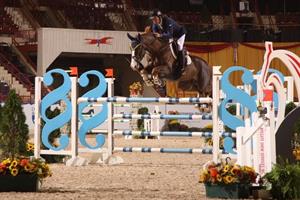 Conor Swail and Simba de la Roque Dashed to Victory in Dash for Cash Open Jumper Class at Pennsylvania National Horse Show