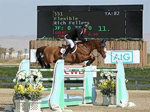 Rich Fellers and Flexible Win HITS Thermal $25,000 SmartPak Grand Prix