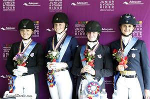 First Medals Awarded in Dressage at 2013 North American Junior & Young Rider Championships