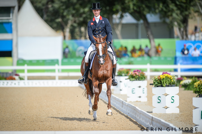 Fox-Pitt Leads After Day One of Eventing Dressage at Rio Olympic Games