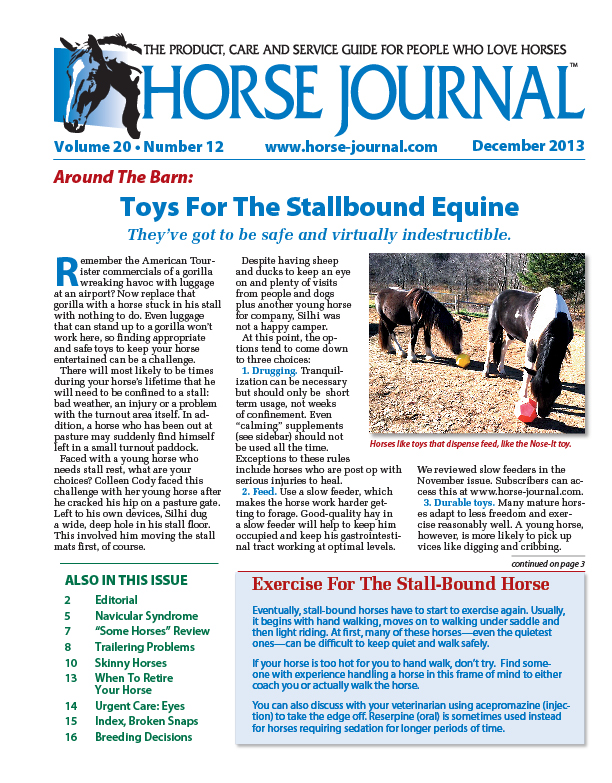 Horse Journal December 2013 Full Issue PDF
