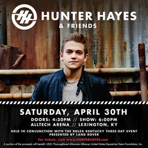 Hunter Hayes to Perform during Rolex Kentucky Three-Day Event