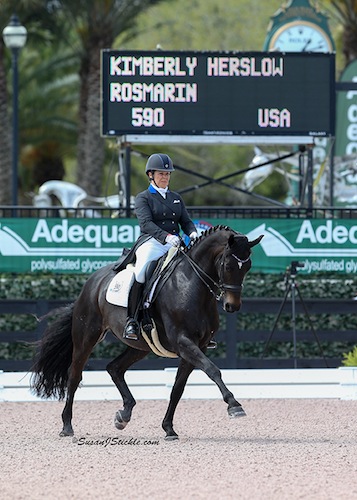 Kimberly Herslow and Rosmarin Sweep FEI CDI1* at Global Dressage Festival 7