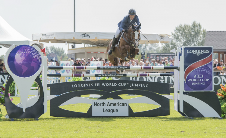 Rich Fellers and Flexible Win Longines FEI World Cup™ Jumping North American League at Thunderbird