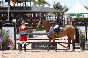 Margie Engle and Abunola Top $35,000 Ruby et Violette WEF Challenge Cup Round 10