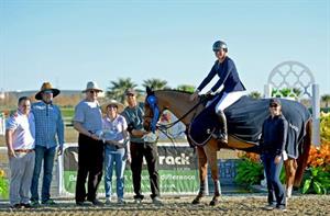Jumpers Compete for the Money in the Close of HITS Desert Circuit I Featuring the $50,000 Back On Track Grand Prix
