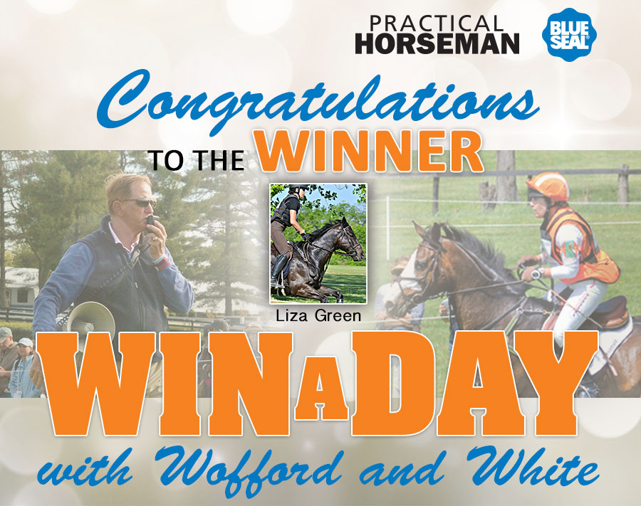 Practical Horseman’s Training with the Stars: Win a Day with Jim Wofford and Sharon White Contest Winner Announced