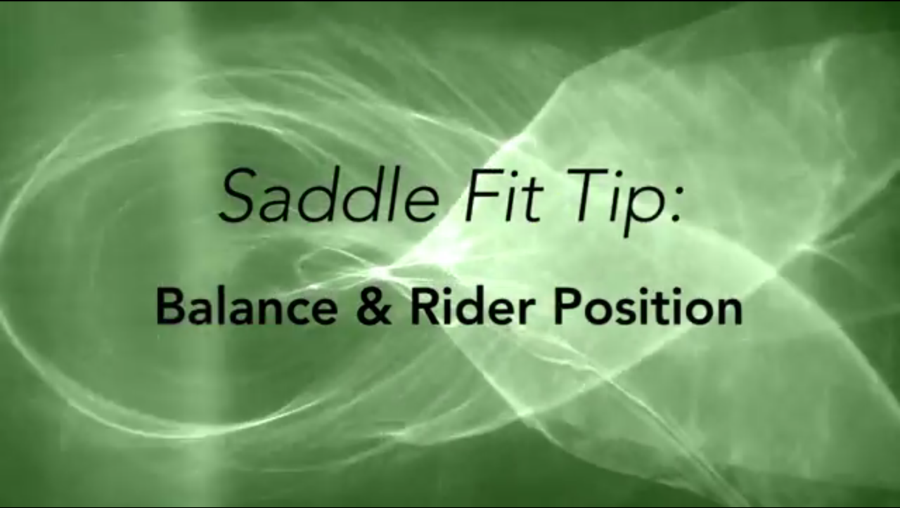 Jochen Schleese Saddle Fitting Tip – Balance and Rider Position
