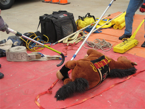 Technical Large Animal Rescue Training at Eastern Kentucky University