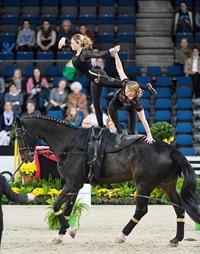 Palmer Sisters Qualify for 2014 FEI World Cup Vaulting Final