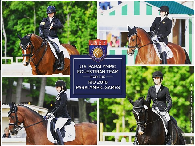 USEF Names U.S. Paralympic Equestrian Team for the Rio 2016 Paralympic Games