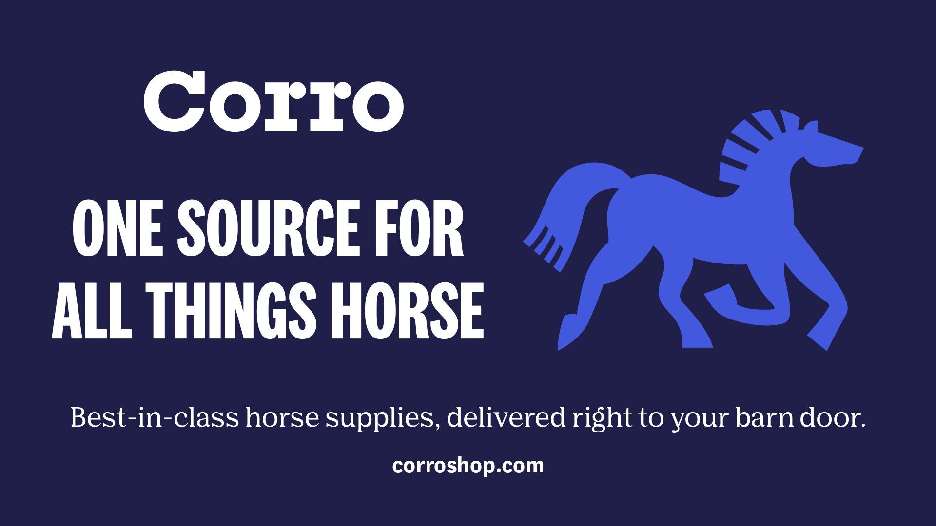 Corro Introduces One Source for All Things Horse
